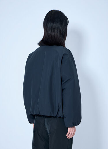 LN-CC® - Jil Sander: Down Jacket With Collar - Black Jil Sander Down Jacket With Collar Black jil0265001