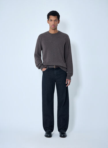 LN-CC® - The Row: Straight-Leg Denim Jeans - Black The Row Straight-Leg Denim Jeans Black row0163004