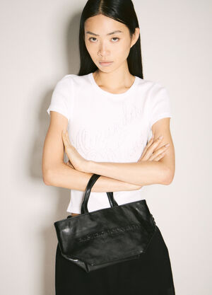 LN-CC® - Alexander Wang: Punch Small Tote Bag - Black Alexander Wang Punch Small Tote Bag Black awg0257034