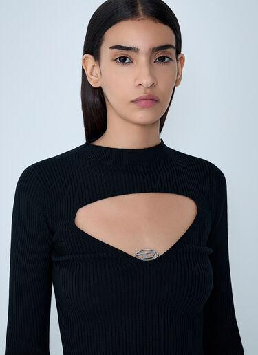 LN-CC® - Diesel: M-Olina Sweater - Black Diesel M-Olina Sweater Black dsl0261007