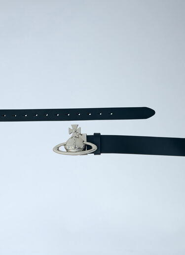 LN-CC® - Vivienne Westwood: Orb Buckle Belt - Black Vivienne Westwood Orb Buckle Belt Black vvw0163019