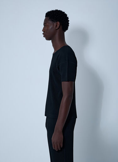 Homme Plissé Issey Miyake 플리츠 티셔츠  블랙 hmp0161017