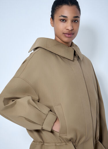 LN-CC® - Dries Van Noten: Structured Collar Jacket - Camel Dries Van Noten Structured Collar Jacket Camel dvn0264021