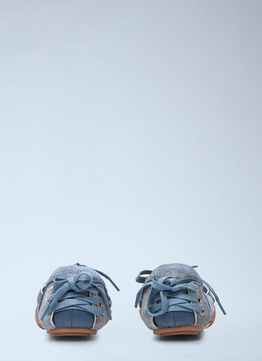 LN-CC® - Acne Studios: Lace-Up Leather Shoes - Blue Acne Studios Lace-Up Leather Shoes Blue acn0258015