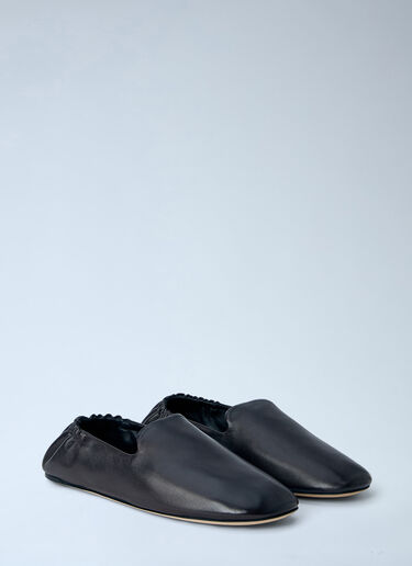 LN-CC® - The Row: Casa Slippers - Dark Brown The Row Casa Slippers Dark Brown row0265018