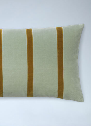 Christina Lundsteen Striped Velvet Accent Cushion Multicolour wps0691947