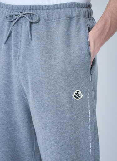 LN-CC® - Moncler x FRGMT Hiroshi Fujiwara: Logo Patch Track Pants - Charcoal Moncler x FRGMT Hiroshi Fujiwara Logo Patch Track Pants Charcoal mfr0160059