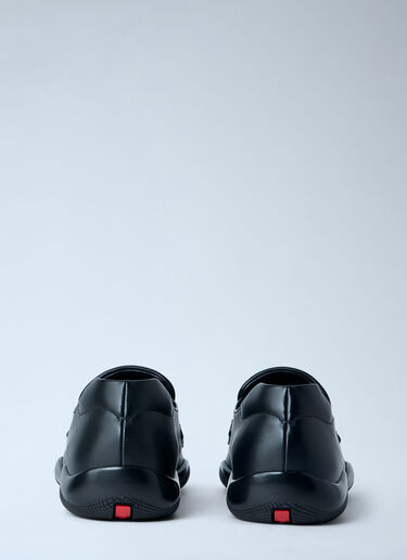LN-CC® - Prada: Leather Loafers - Black Prada Leather Loafers Black pra0164034