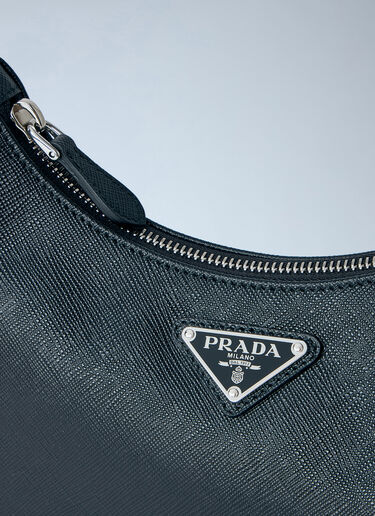 Prada Re-Edition 2005 Saffiano Shoulder Bag Black pra0265010