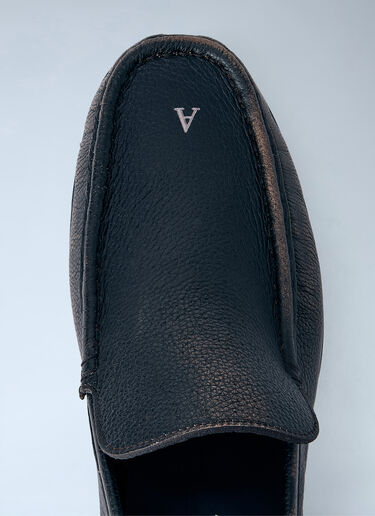 LN-CC® - Acne Studios: Leather Loafers - Dark Brown Acne Studios Leather Loafers Dark Brown acn0164019