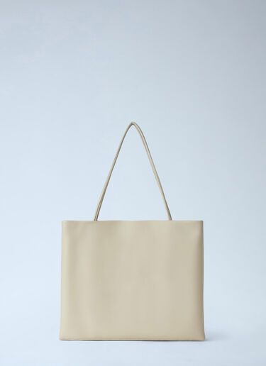 LN-CC® - The Row: Cecily Top Handle Tote Bag - Beige The Row Cecily Top Handle Tote Bag Beige row0265027