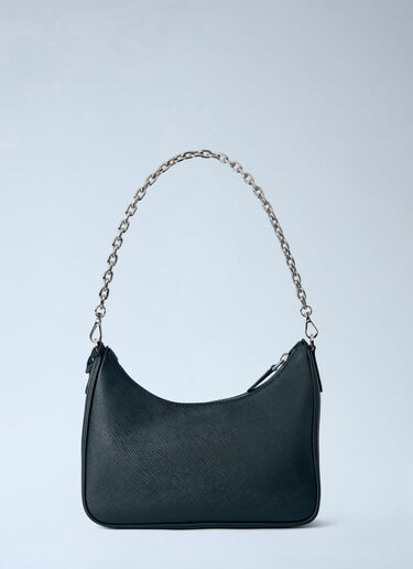 Prada Re-Edition 2005 Saffiano Shoulder Bag Black pra0265010