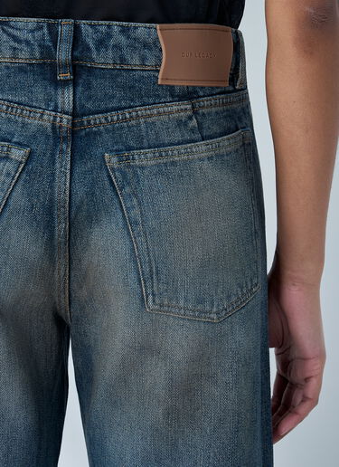 LN-CC® - Our Legacy: Treble Cut Jeans - Blue Our Legacy Treble Cut Jeans Blue our0264019