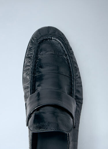 LN-CC® - The Row: Soft Loafers - Black The Row Soft Loafers Black row0264099