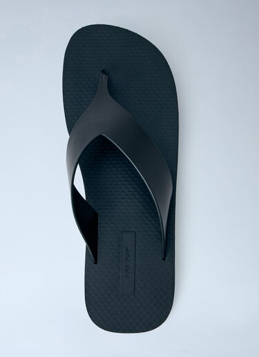 LN-CC® - The Row: Dune Platform Thong Sandals - Black The Row Dune Platform Thong Sandals Black row0264071