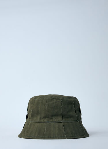 LN-CC® - Vans: Reversible Logo Motif Bucket Hat - Green Vans Reversible Logo Motif Bucket Hat Green van0160013