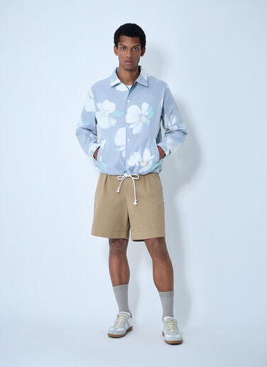 LN-CC® - Noah: Double-Layer Campus Jacket - White Noah Double-Layer Campus Jacket White noa0160008