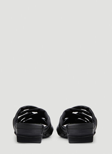 LN-CC® - Marsèll: Sbalzo Kitten Heel Mules - Black Marsèll Sbalzo Kitten Heel Mules Black mar0252007