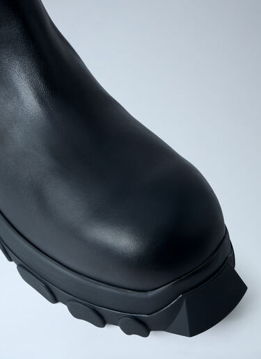 Rick Owens Beatle Bozo Tractor Boots Black ric0163035