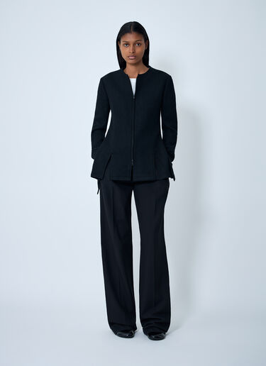 Yohji Yamamoto Wool Slim Jacket Black yoy0262005