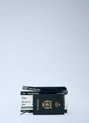 LN-CC® - Balenciaga: Passport Phone Holder - Black Balenciaga Passport Phone Holder Black bal0164018