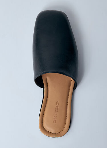LN-CC® - Our Legacy: Ciagarr Leather Mules - Black Our Legacy Ciagarr Leather Mules Black our0360018