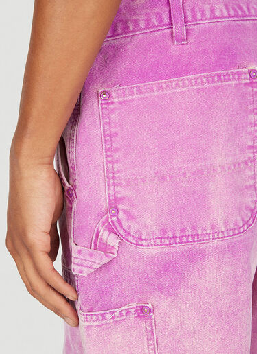 LN-CC® - NOTSONORMAL: Washed Working Jeans - Purple NOTSONORMAL Washed Working Jeans Purple nsm0351008