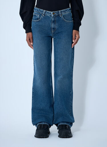 LN-CC® - Moncler: Five-Pocket Jeans - Navy Moncler Five-Pocket Jeans Navy mon0261035