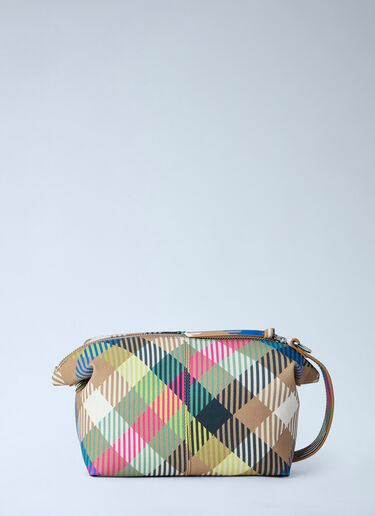 LN-CC® - Vivienne Westwood: Orb Motif Comestic Bag - Beige Vivienne Westwood Orb Motif Comestic Bag Beige vvw0263027
