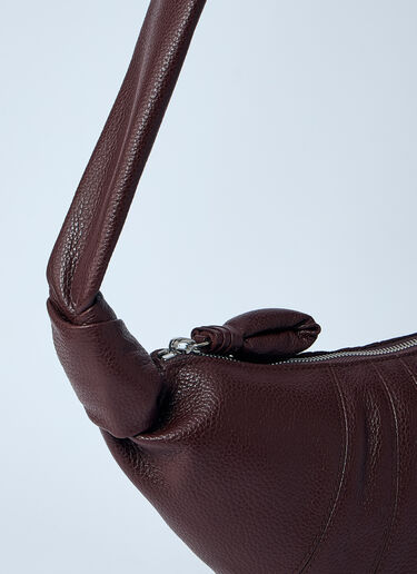 LN-CC® - Lemaire: Small Croissant Shoulder Bag - Brown Lemaire Small Croissant Shoulder Bag Brown lem0360009