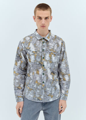 LN-CC® - Brain Dead: Distorted Heart Shirt - Grey Brain Dead Distorted Heart Shirt Grey bra0156017