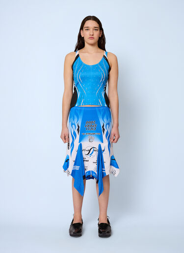 LN-CC® - Gina Corrieri: 赛车背心 - 蓝色 Gina Corrieri 赛车背心 蓝色 gcr0264004