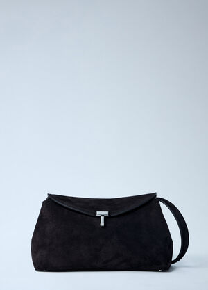 TOTEME T-Lock Crossbody Bag Dark Brown tot0263081