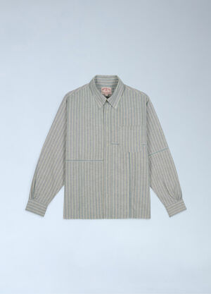 Brain Dead x Brooks Brothers 加州拼接牛津衬衫 绿色 brb0162009