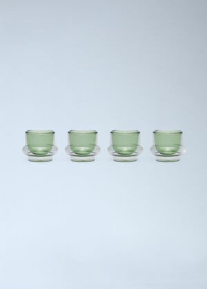 Tom Dixon Set of Four Bump Espresso Cups Grey wps0691741