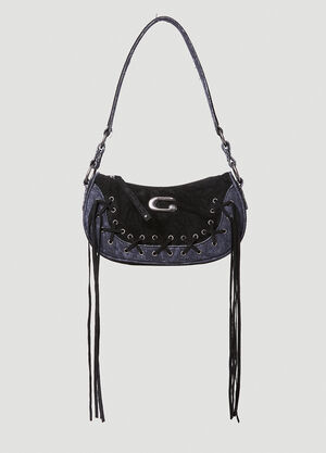 LN-CC® - Guess USA: Saddle Shoulder Bag - Black Guess USA Saddle Shoulder Bag Black gue0252017