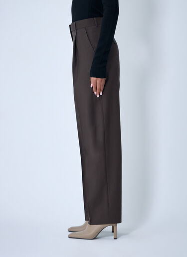 TOTEME Pleated Pants Brown tot0263021