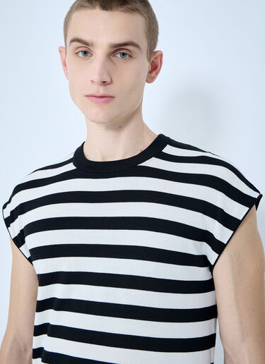 Dolce & Gabbana Striped Tank Top Black dol0160003