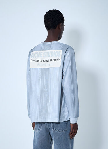 LN-CC® - Acne Studios: Embroidered Logo Long-Sleeve Shirt - Grey Acne Studios Embroidered Logo Long-Sleeve Shirt Grey acn0164041