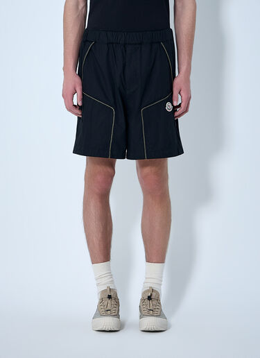 Moncler 松紧腰技术短裤 黑色 mon0164010