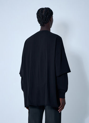Rick Owens DRKSHDW Tommy Hustler Sweat T-Shirt Black drk0162009