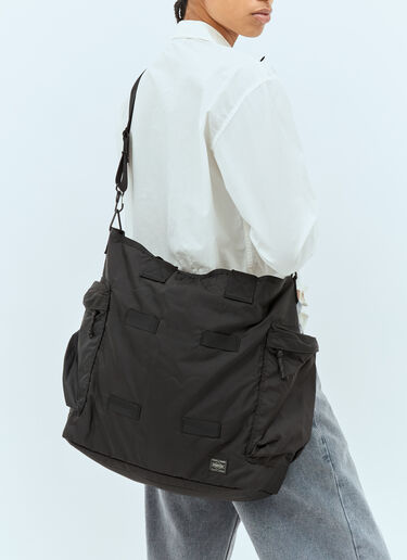 LN-CC® - Porter-Yoshida & Co: Force 2Way Tote Bag - Black Porter-Yoshida & Co Force 2Way Tote Bag Black por0358001