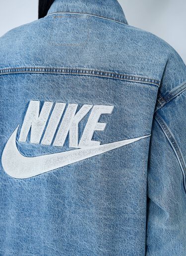 LN-CC® - Levi's x Nike: Denim Trucker Jacket - Blue Levi's x Nike Denim Trucker Jacket Blue len0362001