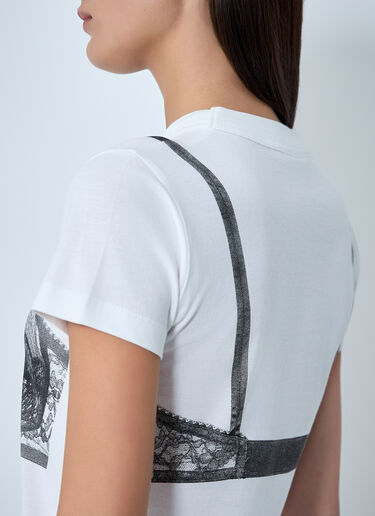 LN-CC® - VAQUERA: Bra Printed T-Shirt - White VAQUERA Bra Printed T-Shirt White vaq0262007