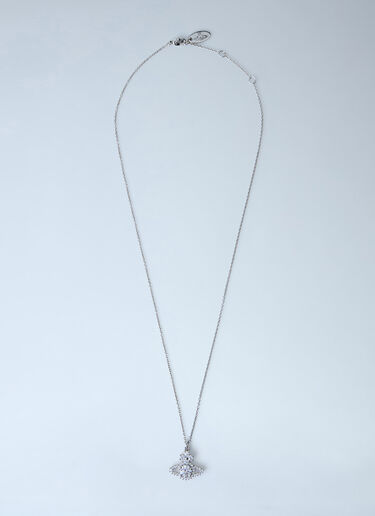 LN-CC® - Vivienne Westwood: Valentina Orb Pendant Necklace - Silver Vivienne Westwood Valentina Orb Pendant Necklace Silver vvw0263068