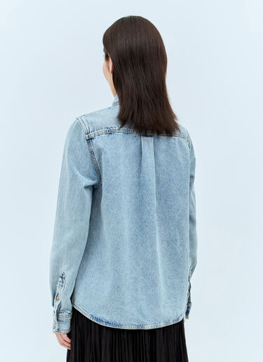 LN-CC® - TOTEME: Petite Denim Shirt - Blue TOTEME Petite Denim Shirt Blue tot0257026