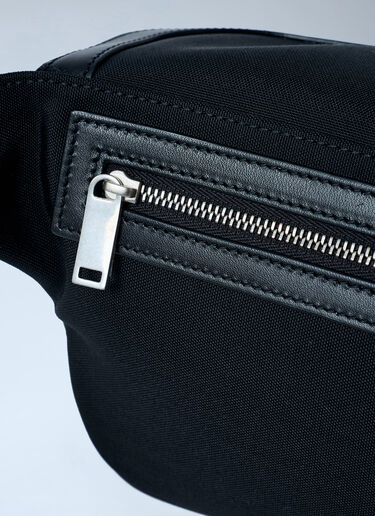 LN-CC® - Saint Laurent: Cassandre Canvas Belt Bag - Black Saint Laurent Cassandre Canvas Belt Bag Black sla0162045