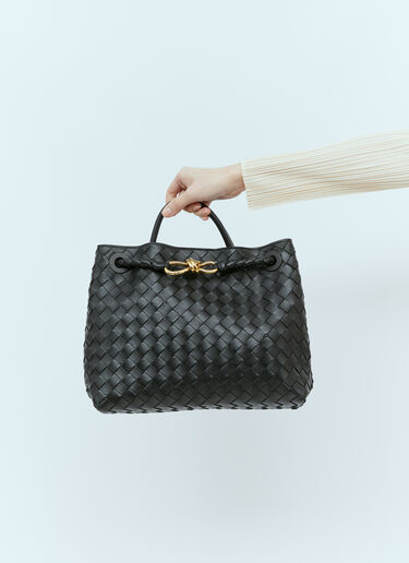 LN-CC® - Bottega Veneta: Medium Andiamo Handbag - Black Bottega Veneta Medium Andiamo Handbag Black bov0255096