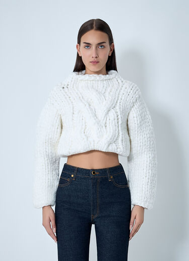 LN-CC® - Khaite: Ninel Sweater - White Khaite Ninel Sweater White kha0262005