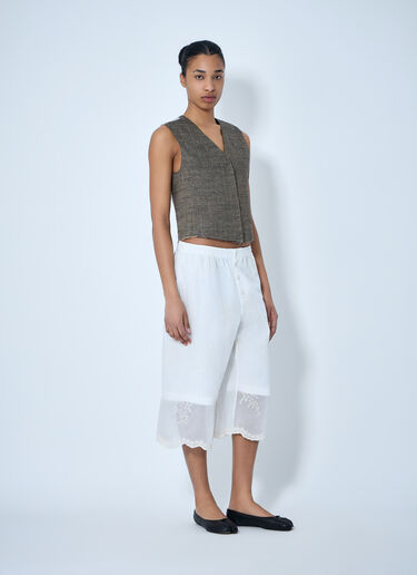 LN-CC® - Our Legacy: Frill Shorts - White Our Legacy Frill Shorts White our0264031
